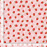 Timeless Treasures - Berry Sweet - Dotty Strawberries, Berry