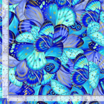 Timeless Treasures - Escapade - Butterflies Wings, Multi