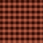 Clothworks - Snow Mountain - Plaid, Dark Rust