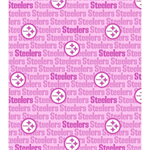 Fabric Traditions - NFL - Pittsburgh Steelers, Pink