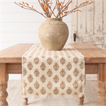 Table Runner - Block Print Silhouette