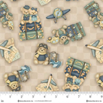 Henry Glass - Traveling Teddies - Ready to Travel Teddies, Beige