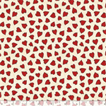 Marcus Fabrics - Friends & Flakes - Heart, Cream
