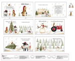 Henry Glass - Little Readers - 36^ Hello Winter Book Panel, Multi