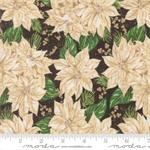 Moda - Holiday Cheer - Vintage Poinsettia, Midnight