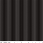 Riley Blake - Basic - 1/8^ Tonal Stripe, Black