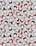Timeless Treasures - Gnome For The Holidays - Mini Tossed Gnomes, Grey