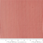 Moda - Joyful Gatherings II - Peppermint Stripes, Cloud Crimson