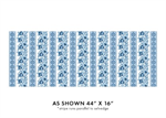 Benartex Traditions - Bluesette - Floral Stripe, Blue/White