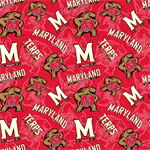 Sykel - College Prints - Maryland Terps, Red