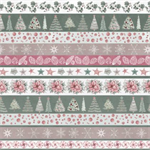Studio E - Just a Dusting - Ribbon Stripe, Christmas