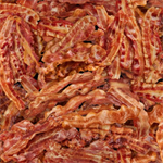 Timeless Treasures - Food - Packed Fried Bacon, Bacon