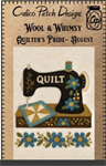 Wool & Whimsy Pattern - Quilter's Pride - August Wall Hanging Pattern