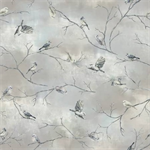 Windham Fabrics - Winter Whisper - Snowbirds, Cloudy