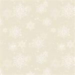 Clothworks - Snow Mountain - Snowflakes, Light Taupe