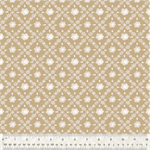 Windham Fabrics - Petal and Purr - Garden Lattice, Taupe