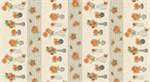 Benartex Project X - Modern Vintage: Treasured - Poppies Stripe, Natural