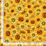 Timeless Treasures - Sunflower Farm - Packed Sunflowers, Sunflower