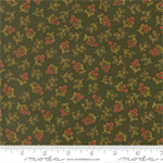 Moda - Merry Manor Metallic - Berry Blenders, Evergreen