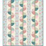 Digitally Printed Quilt Top - Wistful Promenade - Featuring Wish You Were Here
