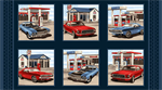 Studio E - American Muscle - 24^ Panel 10^ Blocks, Navy