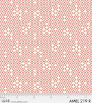 P & B Textiles - Amelie - Diamond Stripes, Coral