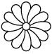 Quilting Stencil - Flower - 4.5^ x 4.5^