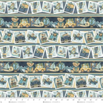 Henry Glass - Traveling Teddies - Novelty Stripe, Multi