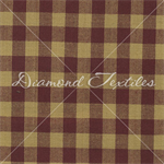 Diamond Textiles - Country Homespuns - Medium Check, Wine