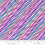 Moda - Petal Power - Bias Stripe, Petal Purple