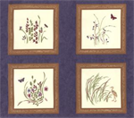 Moda - Enchanted Pond - Panel, Purple Dusk