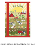 Kanvas Studio - Rise 'n Shine - 24^ Farm Scene Panel, Multi