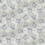 Henry Glass - Steam Dreams - Small Line Art Train, Gray/Blue