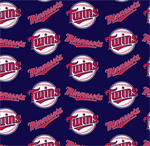 Fabric Traditions - MLB - Minnesota Twins, Black