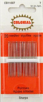Colonial Needles - Sharps - Size 7 - 20 Count