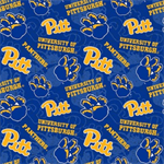 Sykel - College Prints - Pittsburgh Panthers - Gold Letters, Navy
