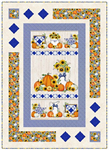 Northcott - Digital Quilt Top - Diamond Square - Based on Autumn Gathering Coll.