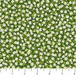 Northcott - Bear's Den - Flowers, Light Green