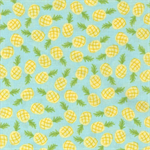 Blank Quilting - Let's Flamingle - Pineapples, Aqua