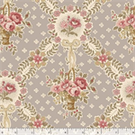 Marcus Fabrics - Summer House - Floral Basket, Grey