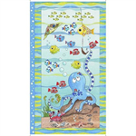 Quilting Treasures - Under The Sea - 24^ Sea Panel, Aqua