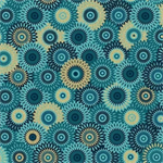Michael Miller - Magnificent Peacock - Fancy Medallion, Teal