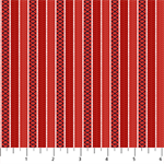Northcott - Woodland Wishes - Plain Stripe, Red