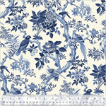 Windham - 108^ Quilt Back - Blue Byrd, Porcelain