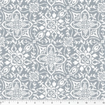 Windham Fabrics - Winter Fleece Print - Grayce, Gray