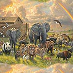 Elizabeth Studio - Noah's Ark - (Landscape Medley) - Animals - Multi