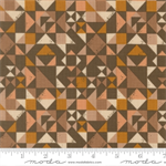 Moda - Wellspring - Quilt Blocked Geometrics, Earth