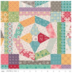 Riley Blake - 57/58^ Home Decor Canvas - Piece & Plenty Vintage Spring, Multi