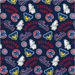 Fabric Traditions - MLB - 44^ Chicago Cubs, Navy