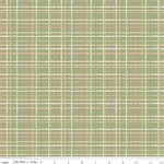 Riley Blake - Love Me More - Plaid, Green